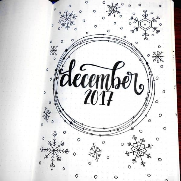 110+ Stunning December Inspired Bullet Journal Spreads + December Plan ...