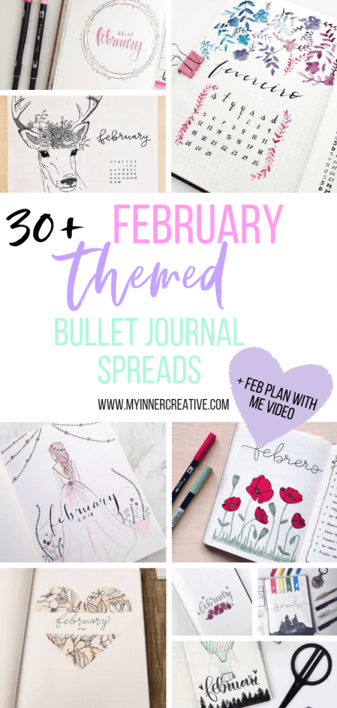 February Bullet Journal Ideas (With Video!) ⋆ The Petite Planner