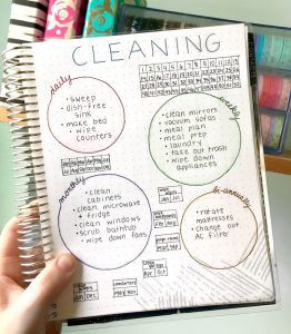 41 Super Clever Spring Cleaning Bullet Journal Spreads | My Inner Creative