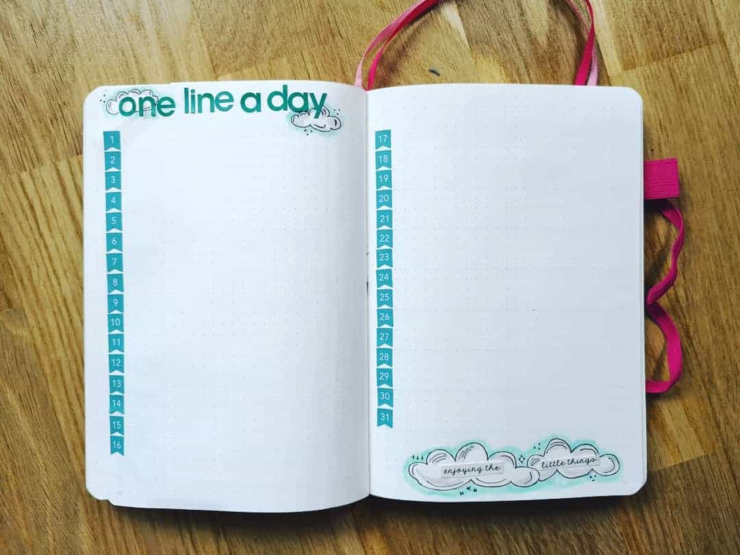 One line a day