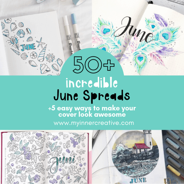 50+ incredible June monthly spreads for your Bullet Journal?