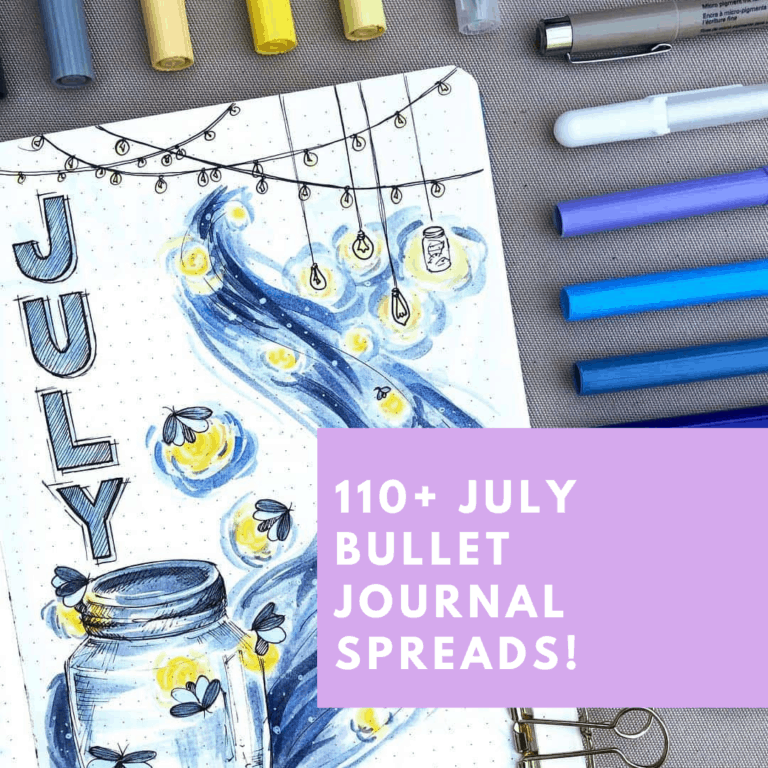 110+ July welcome pages for your Bullet Journal