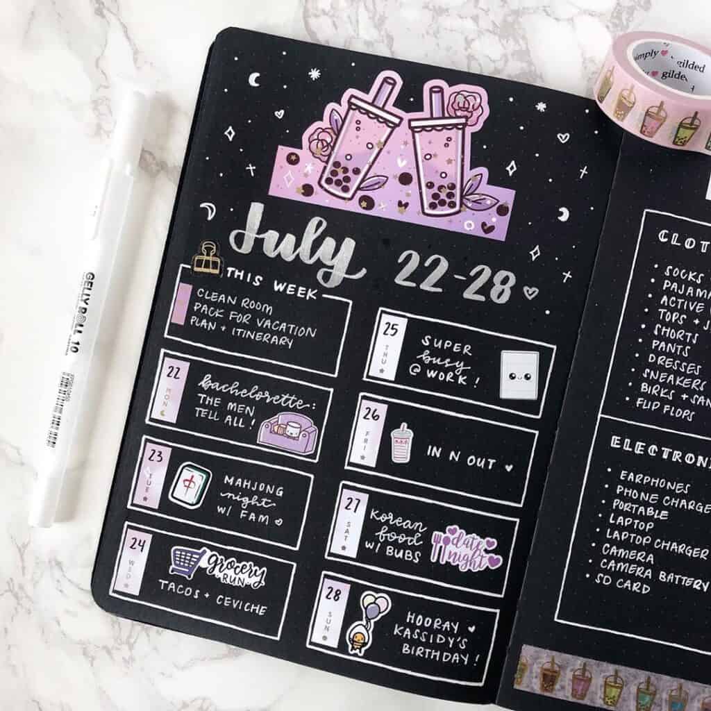 31 Black-Out journal spreads to inspire you!