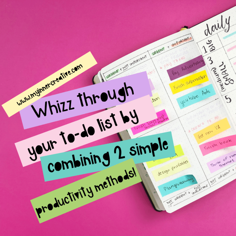 Combining the Eisenhower and 1-3-5 Method for productivity to whizz through your tasks!