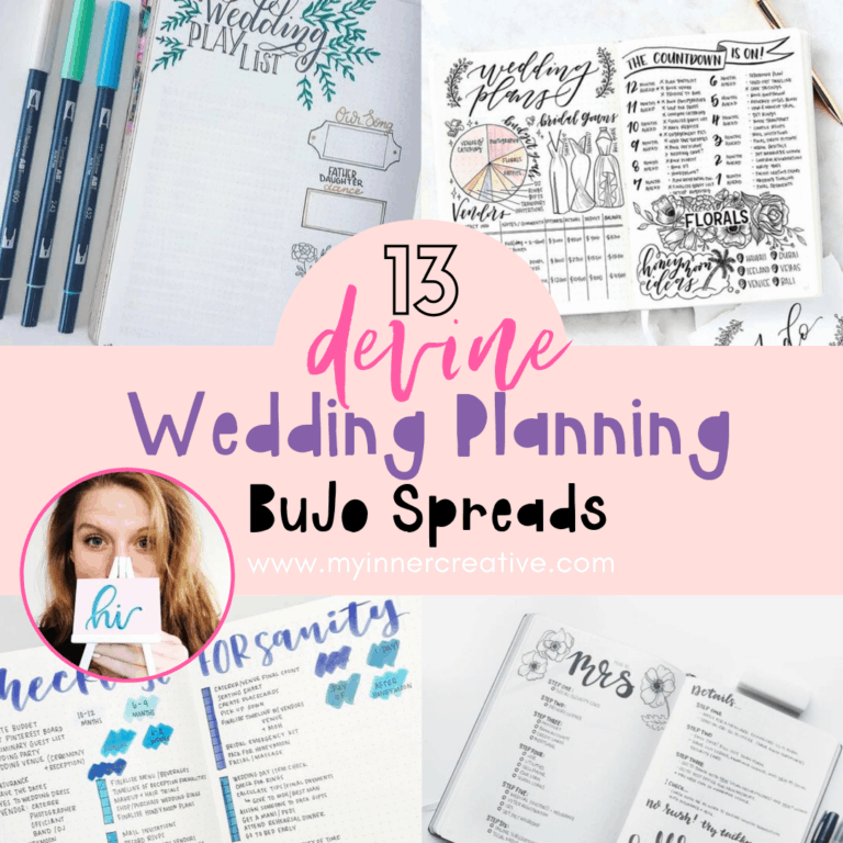 Wedding planning in your bullet journal + DON’T forget these 3 things!