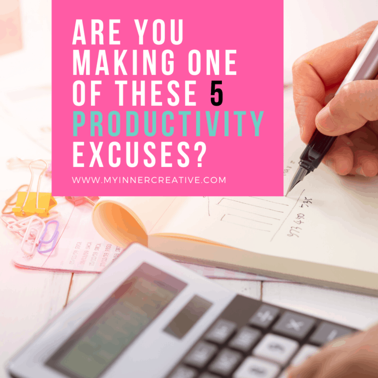5 Productivity excuses holding you back from success!
