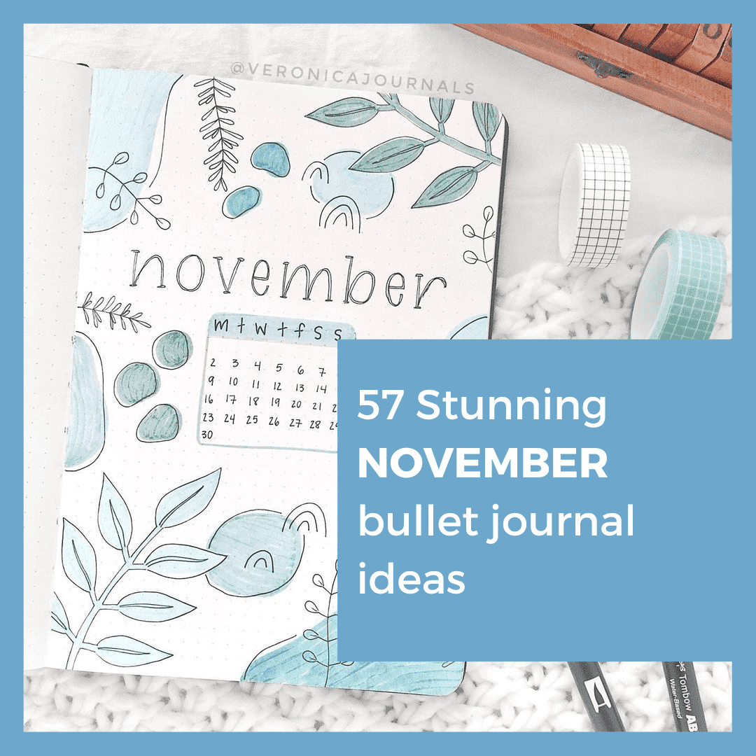 50+ Beautiful Bullet Journal Monthly Covers for 2024 - The Planner
