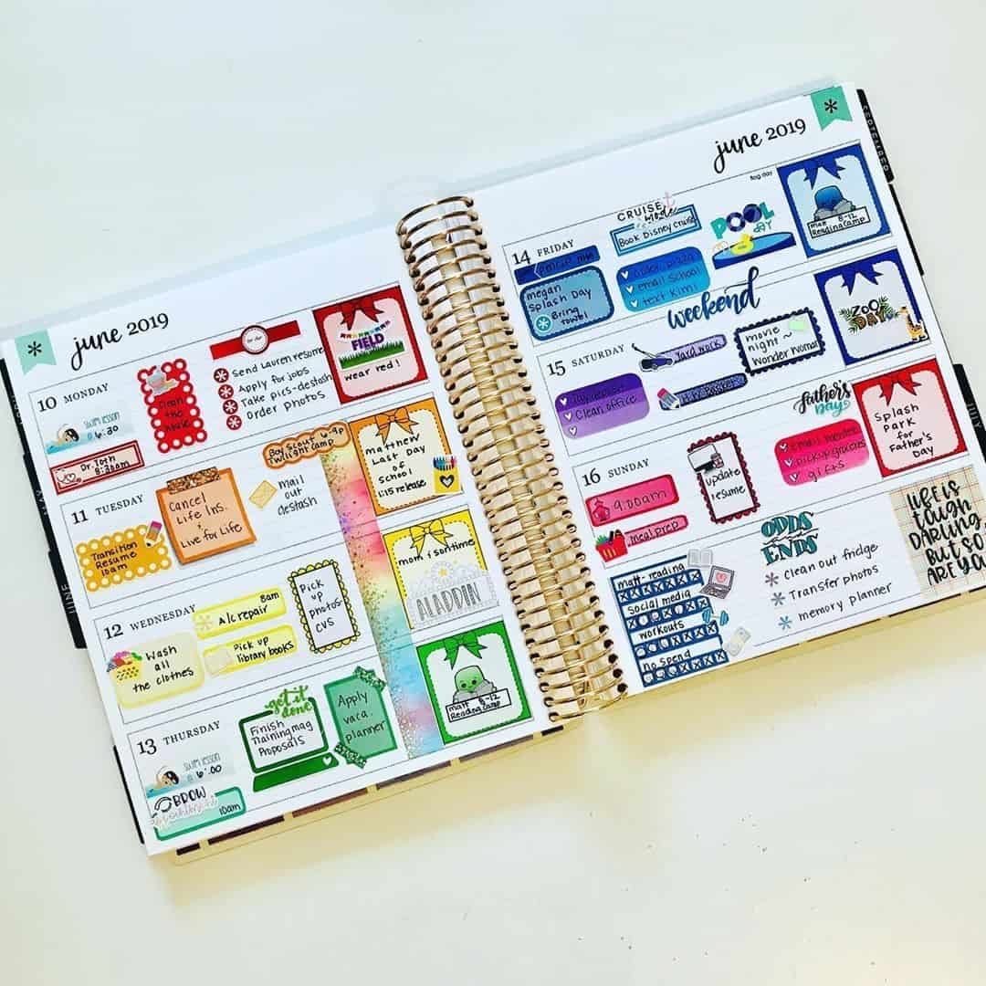 30 of the most amazing Rainbow planner Ideas! | My Inner Creative