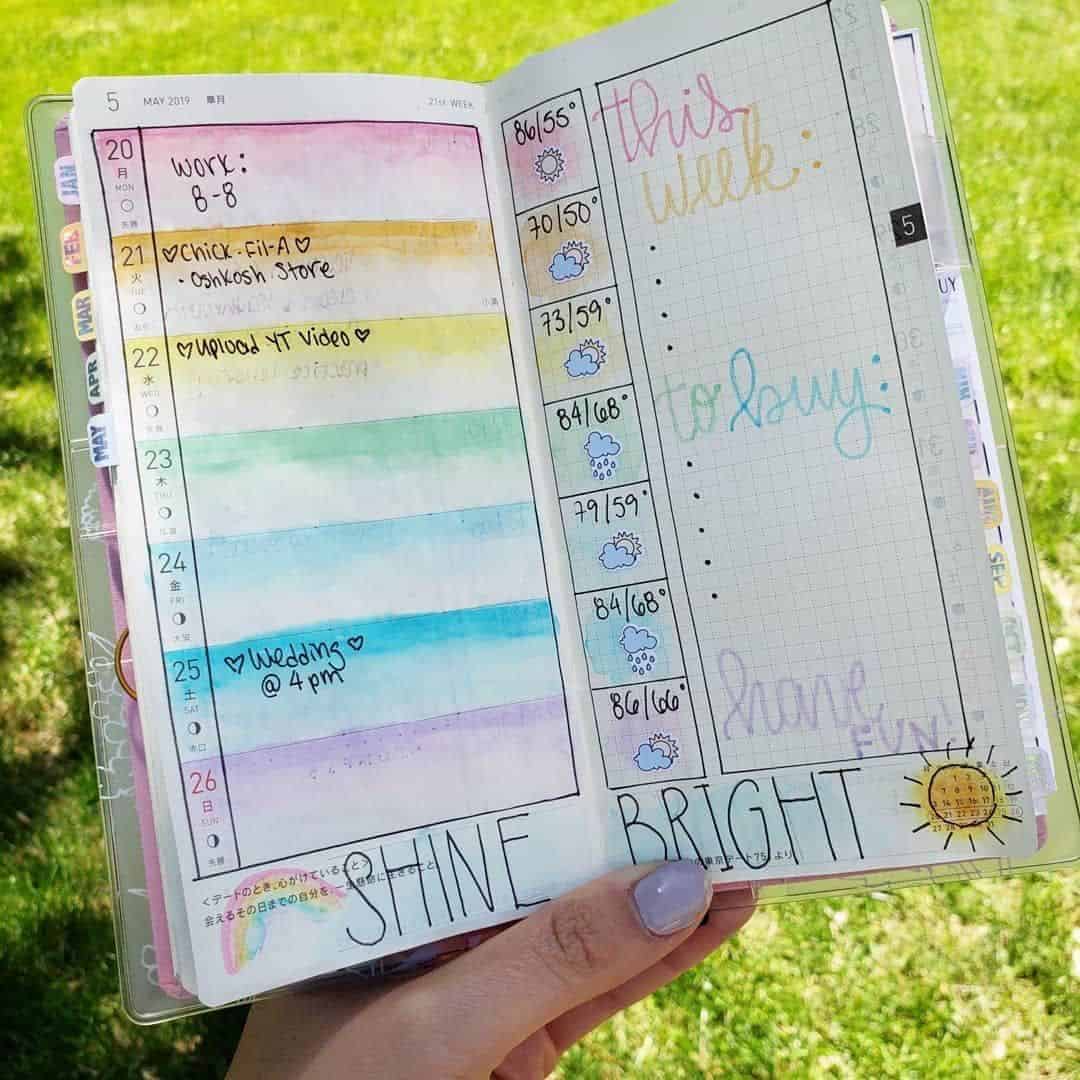 30 Of The Most Amazing Rainbow Planner Ideas! 