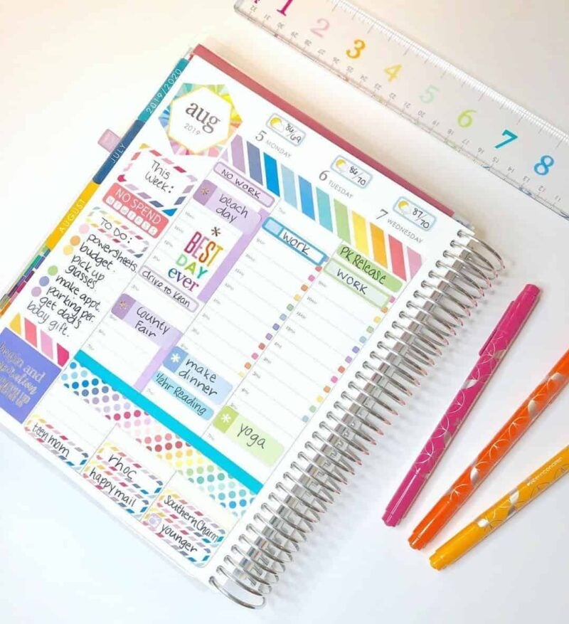 30 of the most amazing Rainbow planner Ideas! | My Inner Creative