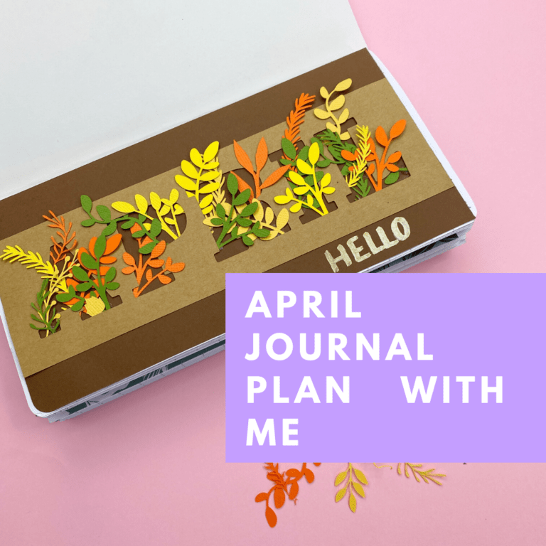 April Autumn Journal Plan with me