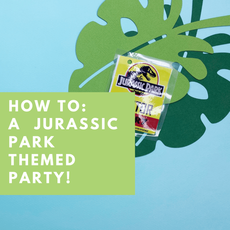 How to: Jurassic Park themed party decorations on a budget!