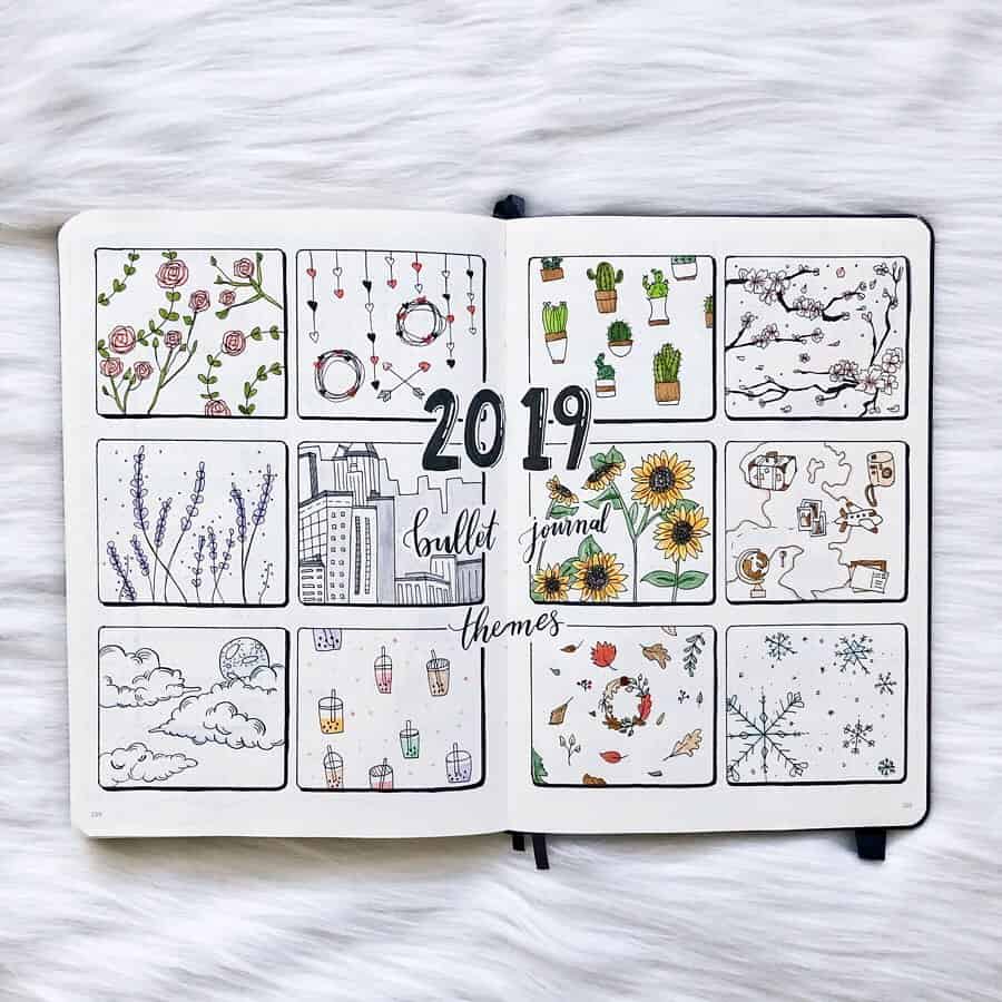 Stepping into the New Year with my 2024 January Bullet Journal