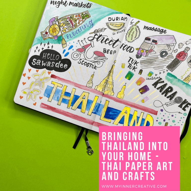 Bring Thailand into your home with these simple Thai inspired Paper Crafts!