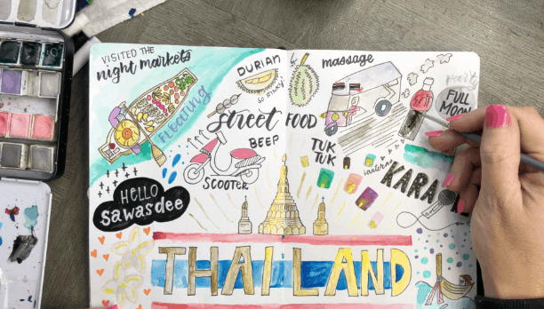 Bring Thailand into your home with these simple Thai inspired Paper Crafts!