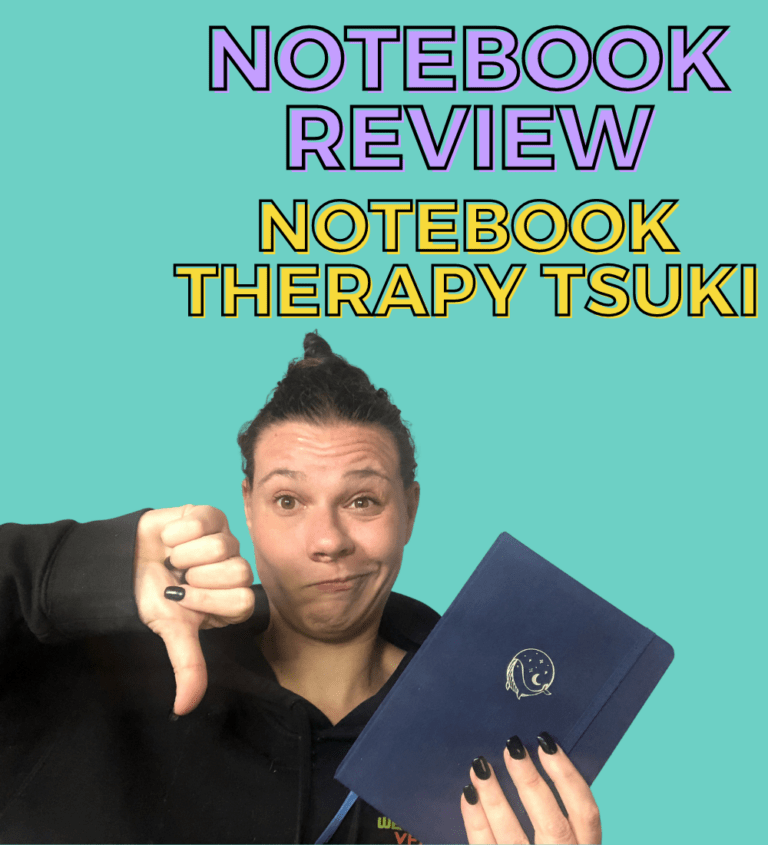 Notebook Therapy Review | 160gsm Dot Grid Notebook Tsuki