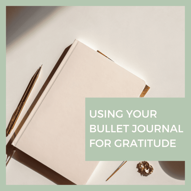 Using your bullet journal for gratitude