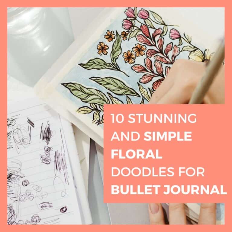 Simple Floral Doodle Tutorials – 11 Step-by-Step flowers!